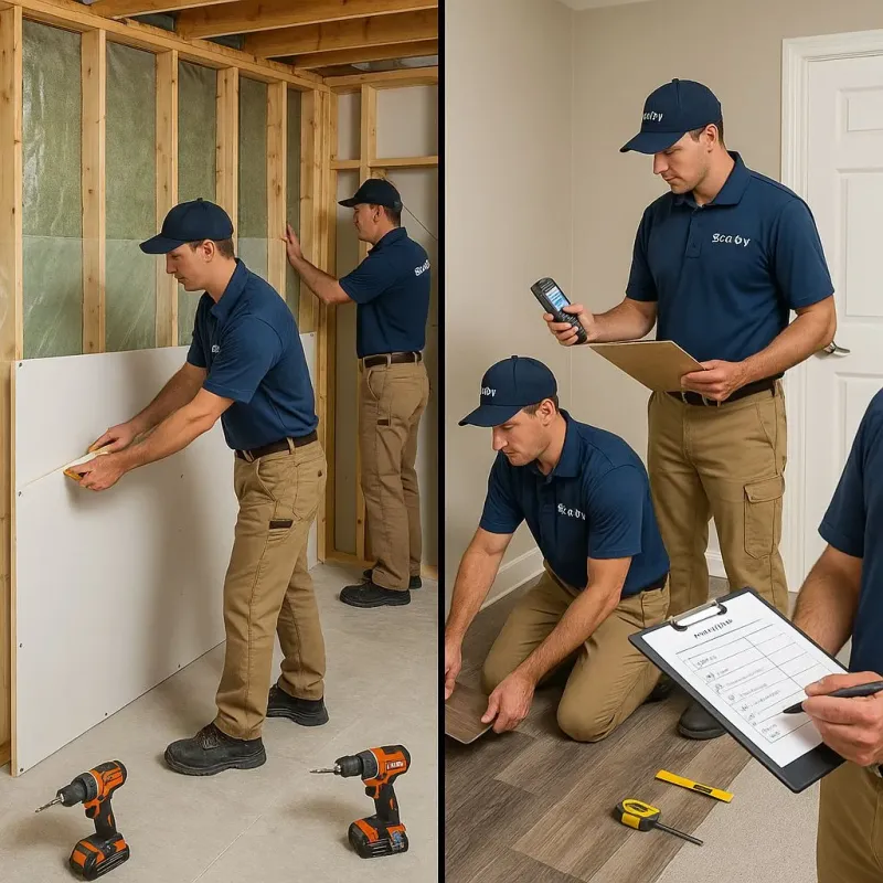 Repairs and Reconstruction process in Reynoldsville, PA
